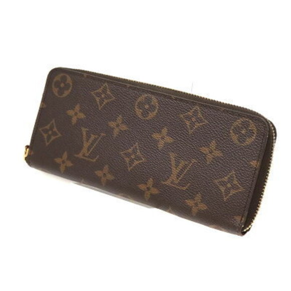 Louis Vuitton Portefeuille Clemence Long Wallet Brown Fuchsia Pink - Picture 1 of 6